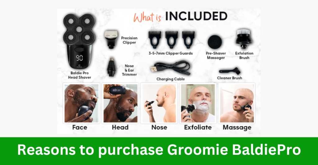 Reasons to purchase Groomie BaldiePro